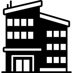 Office Building Solid Icon