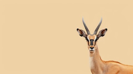 Graceful Antelope Standing in Wilderness