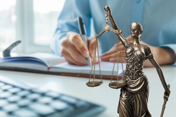 Lawyer's office. Smart lawyer working in modern office