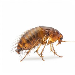 Close-Up Detailed Flea Study