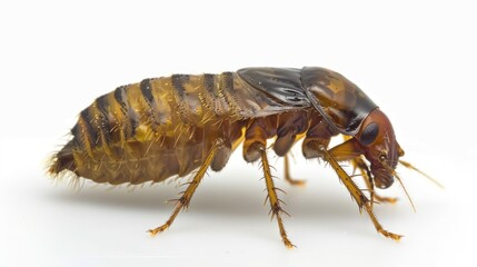 Close-Up Detailed Flea Study