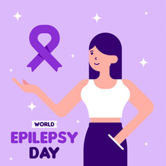 World Epilepsy Day Awareness Illustration
