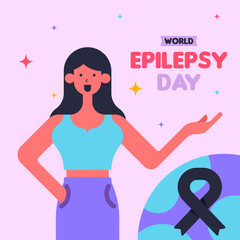 World Epilepsy Day Awareness Illustration