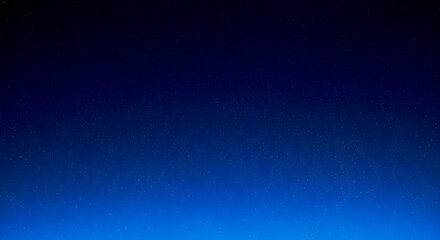 Fototapeta premium Smooth gradient of deep midnight blue seamlessly fading into a vibrant azure, creating a calming and versatile digital background for modern design applications and artistic projects