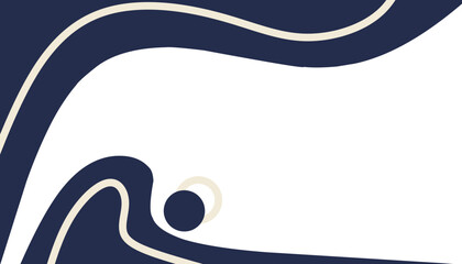 Modern Minimalist Background with Flowing Lines