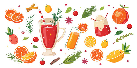 Orange juice cocktail fruit citrus fresh drink beverage healthy food summer sweet