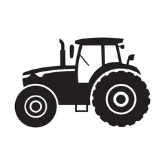 tractor isolated on white. vector eps 10