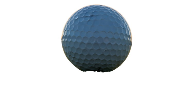 golf ball isolated on white