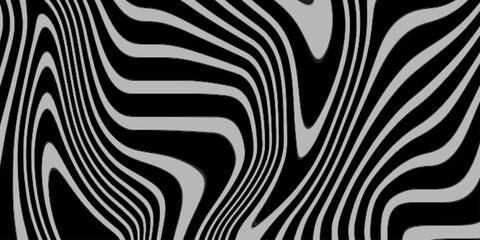 Marble texture, abstract border frame, futuristic design background. aesthetic zebra skin. Optical illusion line pattern. Liquid black and white line abstract background. Monochrome line wave . © Chip Kidd