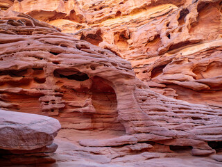 OLYMPUS DIGITAL CAMERAStone formations at the colored Canyon (also red canyon) in Egypt