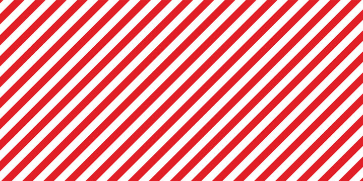 Red stripes on white background. Striped diagonal pattern Vector illustration of Seamless background Christmas or winter theme Background  lines modern