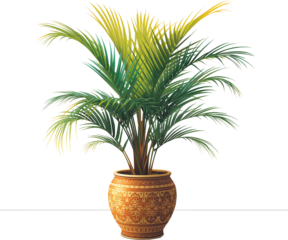 palm tree in a pot PNG