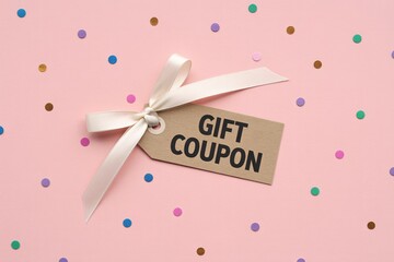 Gift coupon voucher promotion marketing discount sale offer present certificate