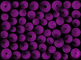 Abstract Spiral Motion Background - Seamless Neon Swirl Texture