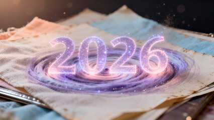 Lilac Vortex 2026 Digital Light Spiral