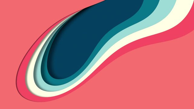 contemporary branding image showcasing smooth layered oceanic waves and soothing colors