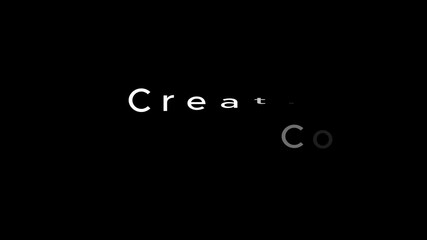 White text reading create deep connections on a black background with a reflection effect