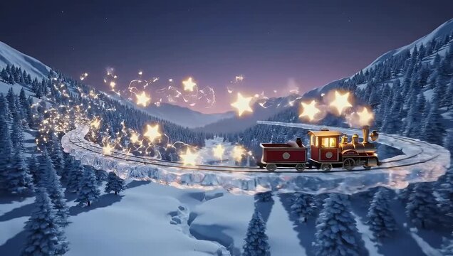 ski resort in winter