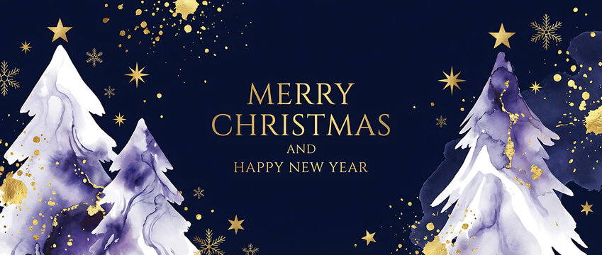 Happy Holidays, season's greetings and new year vector template with Christmas element decoration - Powered by Adobe