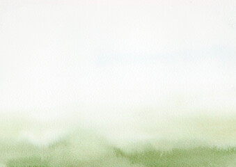 水彩 Nuance Gradation Sage green/Ash green Background