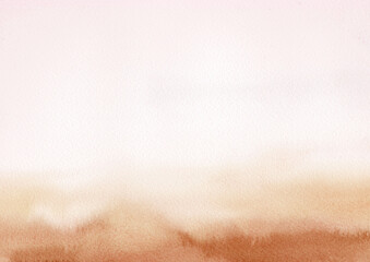 水彩 Nuance Gradation terracotta/tan Background