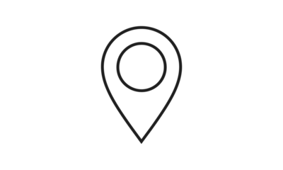 Minimalist Location Pin Icon