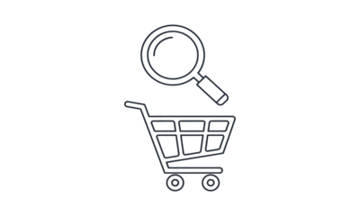E-commerce Search and Shopping Icon