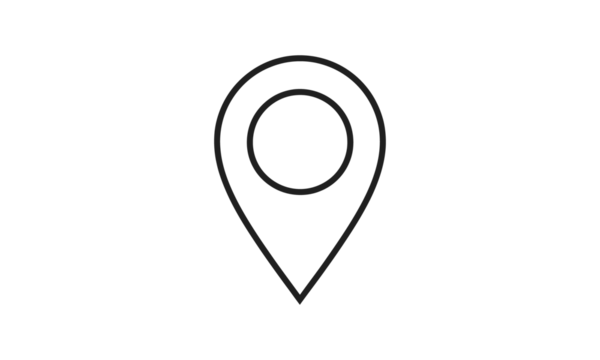 Minimalist Location Pin Icon