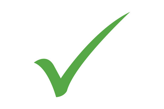 green right tick checkmark sign png transparent background