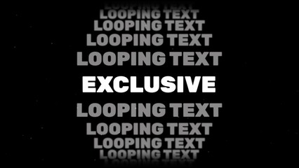 Modern Looping Text Vol 1