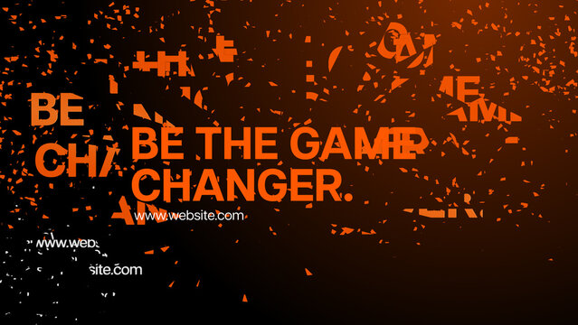 Typography Creative Explode 4