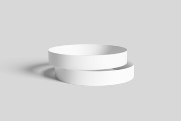 Blank Ticket Wristband Mockup - 3D Illustration