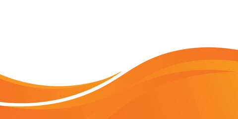 Abstract orange banner background. Graphic design banner pattern background template with dynamic curve shapes. vektor,eps.10