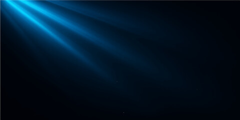 Dark blue digital illustration with glowing light waves and abstract motion line patterns