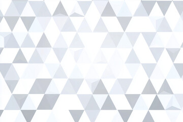 Obraz premium Abstract Geometric Pattern of White and Grey Triangles Background