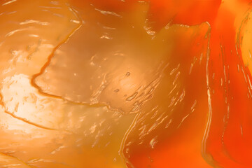 Orange background resembling solidified honey