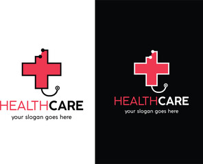 Obraz premium health care logo design first aid kit