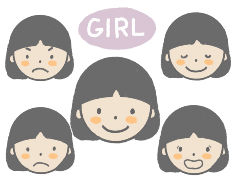 set of cartoon faces