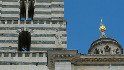 Obraz premium Il Duomo di Siena in Toscana, Italia.
