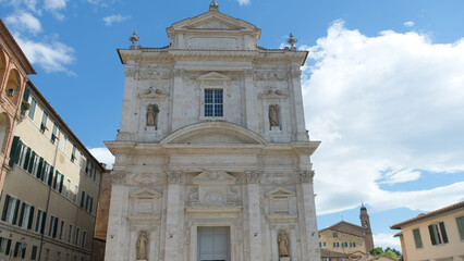 Obraz premium Chiesa di Santa Maria in Provenzano nel centro storico di Siena, Toscana, Italia.