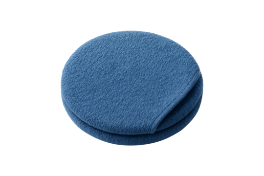 Blue Cleaning Sponge Pad Isolated on Transparent Background