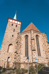 Fototapeta premium Gothic church and tower in Bautzen