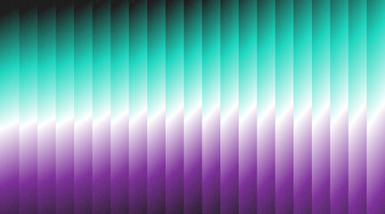 Vivid Aurora Strip Gradient Background with Neon Teal and Deep Purple Vertical Lines for Futuristic Digital Design