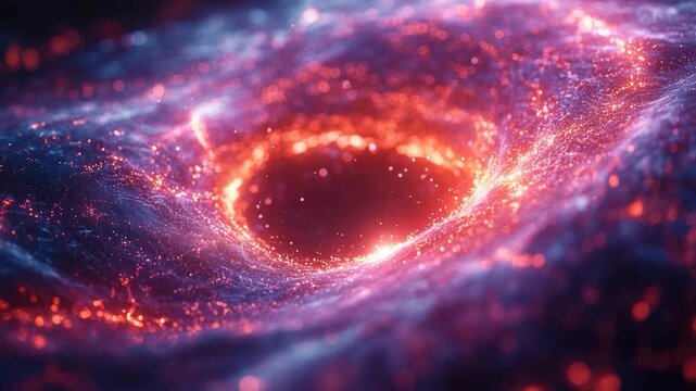  of a galaxy with a black hole at its center, perfect for space-themed projects