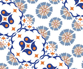 Nature-Inspired Floral Illustration Collection – Vintage Pattern Wallpaper with Artistic Retro Texture