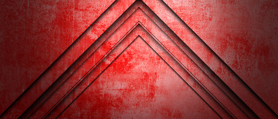 Layered geometric shapes create a textured abstract background