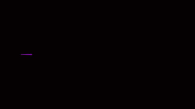 Glowing pink Light Streak Animation on Dark Background
