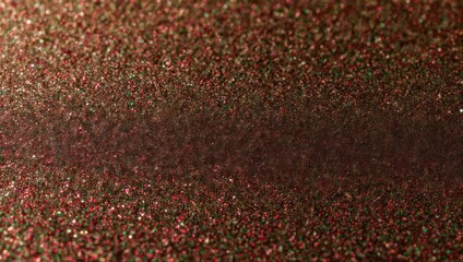 Macro shot depicts a sparkling, textured surface with a deep, dark furrow slicing across the middle