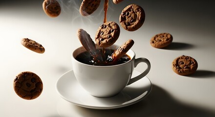 Dynamic Coffee & Cookies: Sweet Chocolate Chip Splash