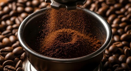 Freshly Ground Coffee: Aroma and Flavor in Motion